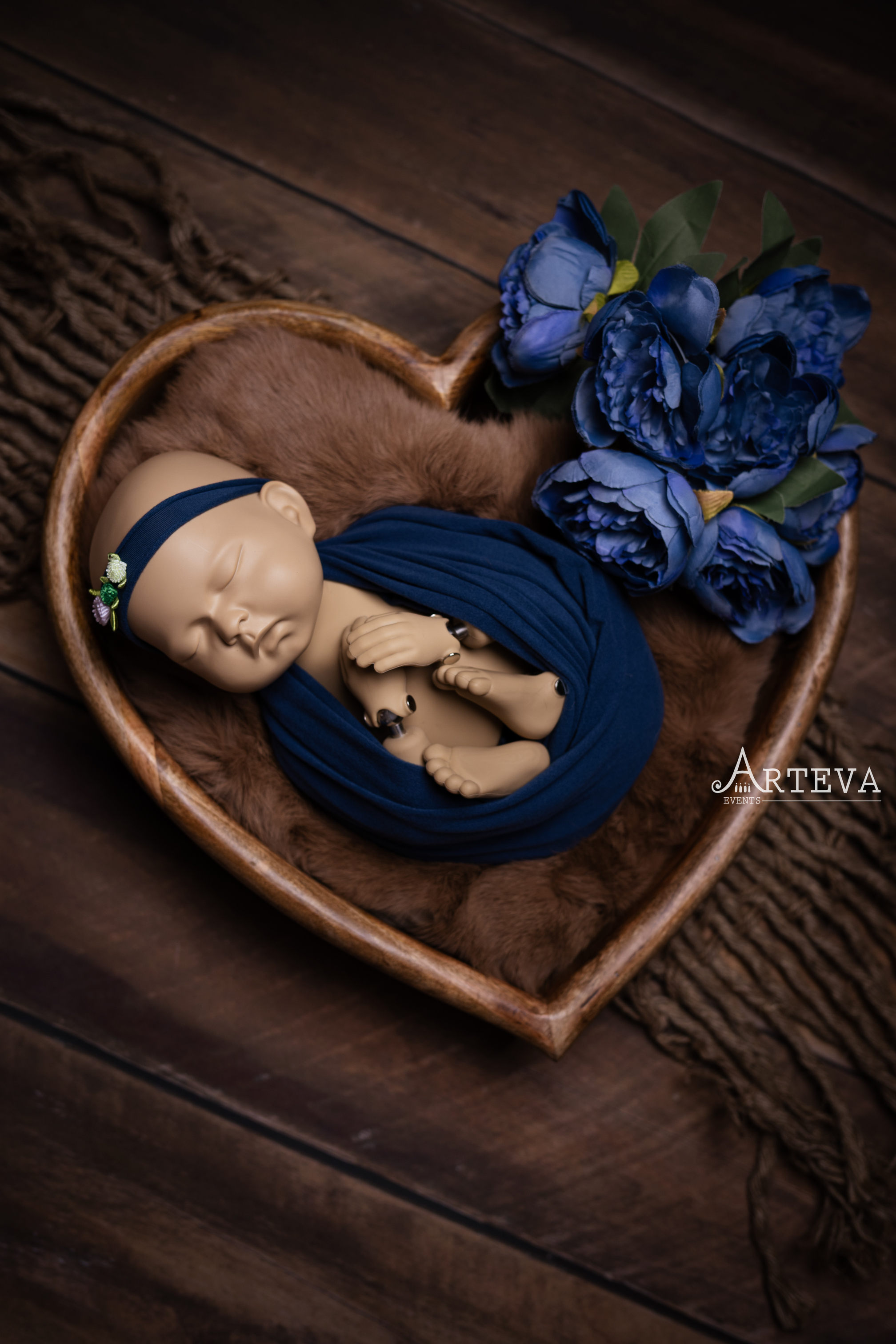 The Heart Snuggle - Baby In Heart Bowl